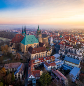 Erfurt winter sunrise Erfurt winter sunrise